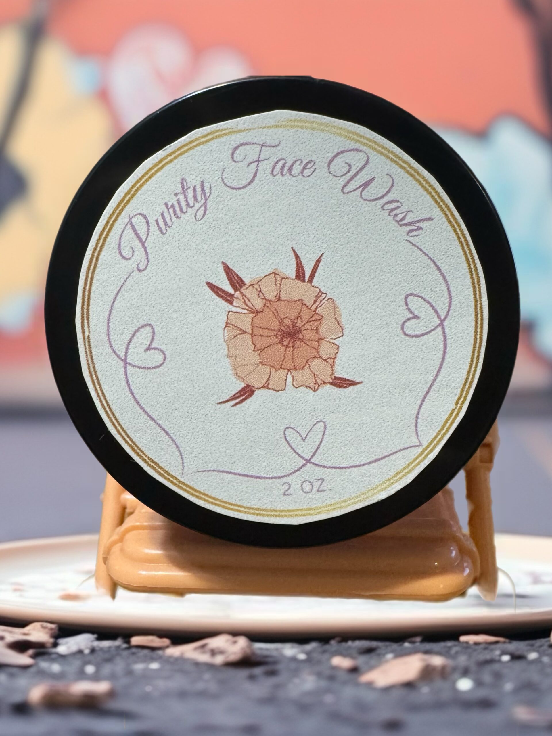 Simply Serene Purity Face Wash with lavender essential oil and almond oil for soft, balanced skin